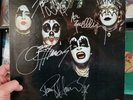 KISS SELF TITLED FIRST LP NO KISSIN TIME  SIGNED BY GENE, PAUL , ACE & PETER