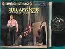 TAS   BELAFONTE At Carnegie Hall RCA Living Stereo LSO 6006 12s/17s/10s/13s VG++