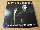 JOY DIVISION - the shadow play in spain 78  - clear vinyl  -