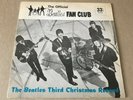 THE BEATLES THIRD CHRISTMAS RECORD 1965 -FAN CLUB FLEXI