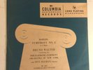 Mahler No. 4 Columbia Blue label. Bruno Walter Leads New York Philharmonic.