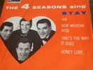 The 4 Seasons. Rare Stateside EP.7” Stay.1963 .45rpm.Mod Beat R&B Vinyl Original