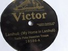 Toots Paka Hawaiian Troupe - 78rpm single 10-inch – Victor #18586 Lanihuli
