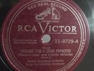 Serge Koussevitzky - 78rpm single 12-inch – Victor #11-9729 Pavane For A Dead...