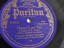 Newport Society Orchestra - 78rpm single 10-inch – Puritan #11470 Cherie I Love