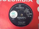 The Hot Springs - It's All Right 1966 UK 45 COLUMBIA MOD/SOUL