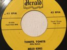 MELLO-KINGS, TONITE,TONITE, HERALD#502, DOO WOP 45 RECORD, 1957