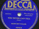 BLUES - BLIND BOY FULLER 