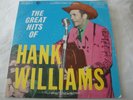 THE GREAT HITS OF HANK WILLIAMS 2X VINYL LP ALBUM 1972 MGM ROOTIE TOOTIE, EX