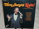 TOM JONES LIVE  AT THE TALK OF THE TOWN, ORIGINAL 1967 LP, EDGE WEAR/GOOD VINYL