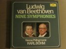 BEETHOVEN KARL BOHM NINE SYMPHONIES 8LP BOX '72 DG 2720 116-10 RARE CLASSICAL NM