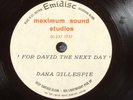 DANA GILLESPIE / DAVID BOWIE UNRELEASED 1967/8 IMMEDIATE DEMO ACETATE / PSYCH