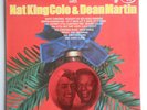 White Christmas Nat King Cole & Dean Martin Album Record Vinyl LP 33 Excellent