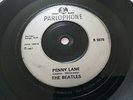 BEATLES STRAWBERRY FIELDS FOREVER / PENNY LANE 1989 SILVER LABEL 7