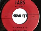 Private Press Rockabilly 45 THE COLLINS COINS Coquette JABS Everly Brothers M-