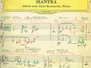 STOCKHAUSEN Mantra by Alfons & Aloys Kontarsky Piano LP DGG 2530208