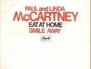 Paul & Linda McCartney Eat At Home / Smile Away WHITE SLEEVE NEAR MINT Apple