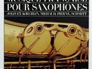 DELANGLE FOUCHECOURT french music for saxophone LE CHANT DU MONDE LP EX++