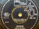 BRENDA HOLLOWAY OPERATOR I'LL BE AVAILABLE 45 MOTOWN 7