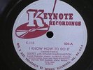 Dinah Washington & Sextet/I Know How to Do It-Salty Papa Blues/Keynote 606/N-