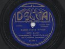 Trinidad Calypso 78 King Radio - Radio Fifty Wives on Decca