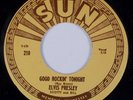 ELVIS PRESLEY: Good Rockin’ Tonight US SUN 210 ’72 Press Rockabilly 45 VG++
