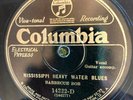 Columbia 14222D Barbecue Bob MISSISSIPPI HEAVY WATER 78 rpm 1927 EE- BLUES