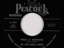 Black Gospel 45 - Rev. Julius Cheeks - What A Morning - Peacock - VG+ mp3