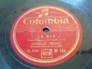 78 RPM Charles TRENET - La Mer... - COLUMBIA RF 103