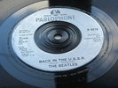 THE BEATLES  1990's  SILVER LABEL UK 45  BACK IN THE U.S.S.R. /  TWIST AND SHOUT