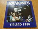 THE RAMONES - live in finland  1988  -  7'- clear   vinyl -punk