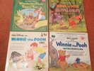 4 X Winnie The Pooh Disney VINYL LPS blustery day tigger heffalumps