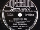 DUKE ELLINGTON: Shoe Shine Boy US Brunswick 7710 Jazz 78 E- Ivie Anderson