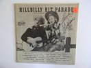 RARE  AUTOGRAPHED GEORGE JONES HILLBILLY HIT PARADE 33 1/3 LP-PHONO RECORD ALBUM