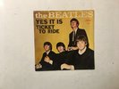 The Beatles 45 Picture Sleeve Capitol 5407 Yes It Is & Ticket To Ride