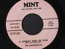 SENTIMENTALS: A Sunday Kind Of Love 45 (sawtooth, 2nd) Vocal Groups