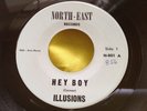 Scarce Doo Wop 45 : Illusions   Hey Boy   Lonely Soldier   North-East N-801
