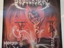 SEPULTURA MORBID VISIONS LP COGUMELO BRAZIL PRESS 1986 WITH ORIGINAL INSERT