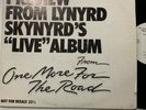 LYNYRD SKYNYRD SPECIAL ADVANCE PREVIEW ONE MORE FROM THE ROAD LIVE LP