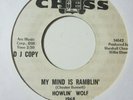 blues r&b 45 Howlin' Wolf - My Mind is Ramblin' CHESS WLP listen