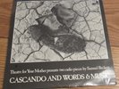 SEALED Samuel Beckett – Cascando And Words & Music Mark Miller Wayne Horvitz