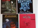 Acid Living death Gravestone Sentinal beast Lp vinyl  heavy metal speed trash ro