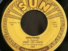 JERRY LEE LEWIS Breathless / Down The Line SUN 45 NEAR MINT