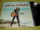 JOHNNY HALLYDAY “Recentissime ” Orig. 1st press LP Italian only 1962