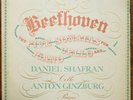 SHAFRAN / GINZBURG / BEETHOVEN Five Sonatas COLUMBIA Autographed by both artists