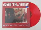 YOUTH OF TODAY We're Not In This Alone LP RED VINYL REVELATION SxE HC UNPLAYED