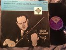 OISTRAKH, BRAHMS VIOLIN CONCERTO w KONDRASHIN on TELEFUNKEN ED1 MONO violet gold
