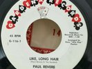 Paul Revere & Raiders Gardena 16 LIKE, LONG HAIR (GREAT ROCK N ROLL 45)PLAYS VG+