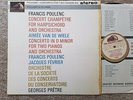 ASD 517 1st g/c NM POULENC CONCERTO FOR TWO PIANOS FEVRIER PRETRE