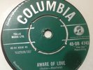 JERRY BUTLER - MOON RIVER / AWARE OF LOVE UK COLUMBIA DB 4743. VG+